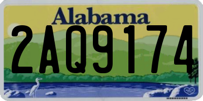 AL license plate 2AQ9174