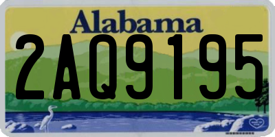 AL license plate 2AQ9195