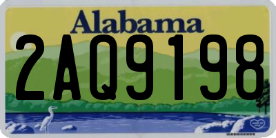 AL license plate 2AQ9198