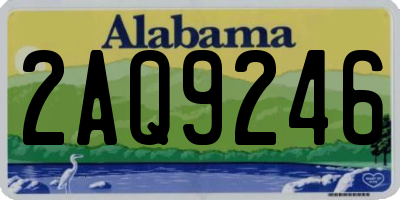 AL license plate 2AQ9246