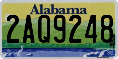 AL license plate 2AQ9248