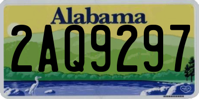 AL license plate 2AQ9297
