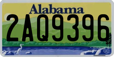 AL license plate 2AQ9396