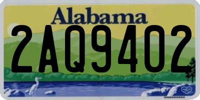 AL license plate 2AQ9402