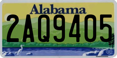 AL license plate 2AQ9405