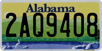 AL license plate 2AQ9408