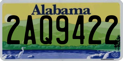 AL license plate 2AQ9422