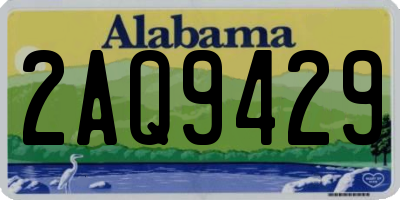 AL license plate 2AQ9429