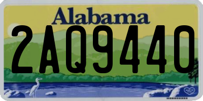 AL license plate 2AQ9440