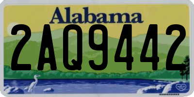 AL license plate 2AQ9442