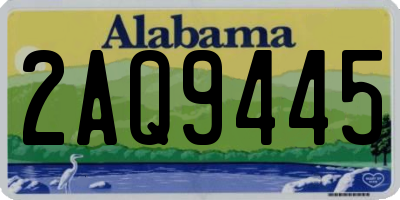 AL license plate 2AQ9445