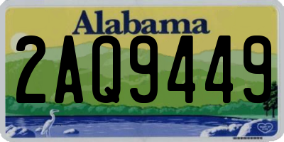 AL license plate 2AQ9449
