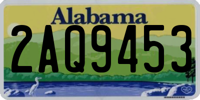 AL license plate 2AQ9453