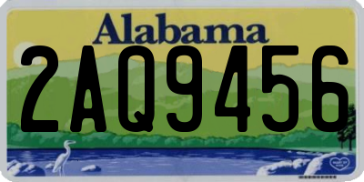 AL license plate 2AQ9456
