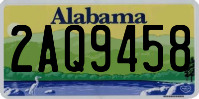 AL license plate 2AQ9458