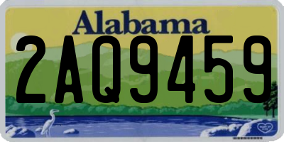 AL license plate 2AQ9459