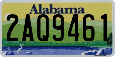 AL license plate 2AQ9461