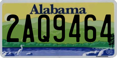AL license plate 2AQ9464