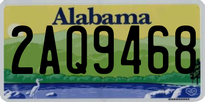 AL license plate 2AQ9468