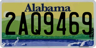 AL license plate 2AQ9469