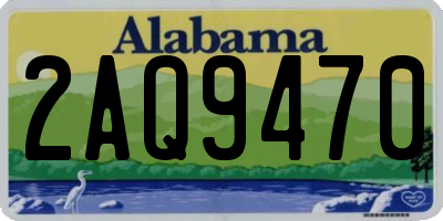 AL license plate 2AQ9470