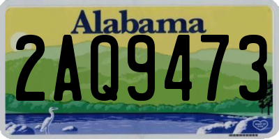 AL license plate 2AQ9473