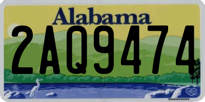 AL license plate 2AQ9474