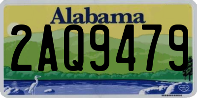 AL license plate 2AQ9479