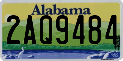 AL license plate 2AQ9484