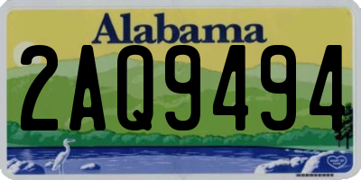 AL license plate 2AQ9494