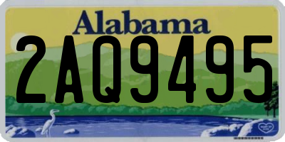 AL license plate 2AQ9495