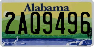 AL license plate 2AQ9496