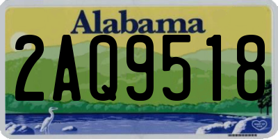 AL license plate 2AQ9518