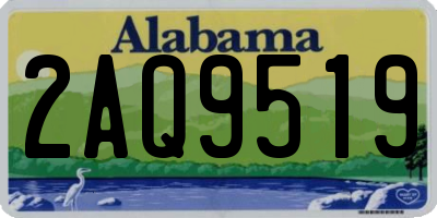 AL license plate 2AQ9519