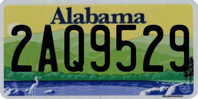 AL license plate 2AQ9529