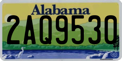 AL license plate 2AQ9530