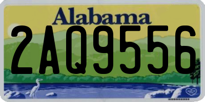 AL license plate 2AQ9556