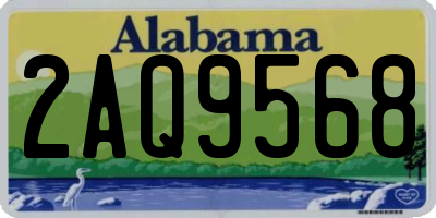 AL license plate 2AQ9568