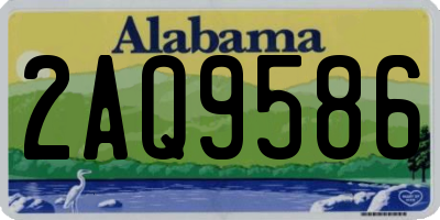 AL license plate 2AQ9586
