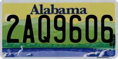 AL license plate 2AQ9606