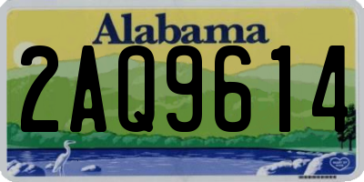 AL license plate 2AQ9614