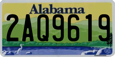 AL license plate 2AQ9619