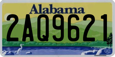 AL license plate 2AQ9621