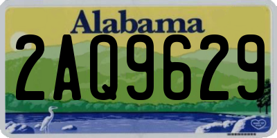 AL license plate 2AQ9629