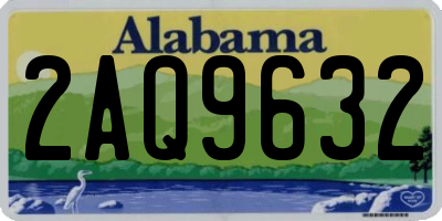 AL license plate 2AQ9632