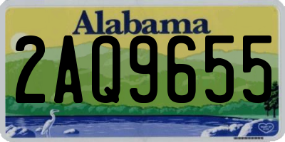 AL license plate 2AQ9655