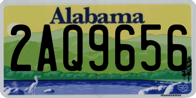 AL license plate 2AQ9656