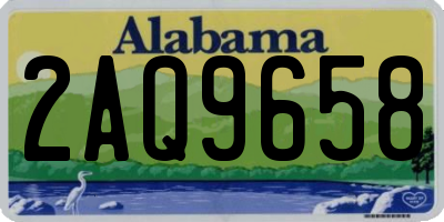 AL license plate 2AQ9658