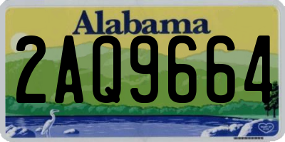 AL license plate 2AQ9664