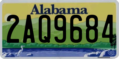 AL license plate 2AQ9684